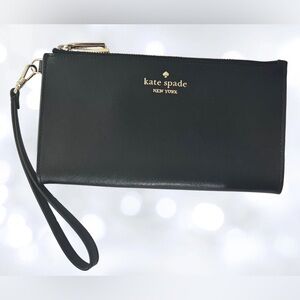 ♠️ Kate Spade ♠️ Madison Double Zip Black Wristlet